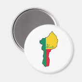 Cool Benin Magnet (Vorderseite/Rückseite)
