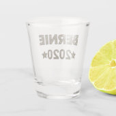 Cool Bernie Sanders 2020 Schnapsglas (Rückseite)