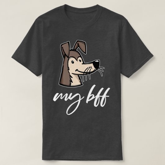 Cool Best Buddy Statement Freundschaft Dog Beste F T-Shirt (Design vorne)