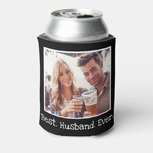 Cool Best Husband je Foto Personalisiert einzigart Dosenkühler (Kanne Rückseite)