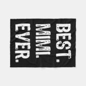 Cool Beste Mimi-Ever-Familie Funny Fleecedecke (Vorderseite (Horizontal))