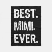 Cool Beste Mimi-Ever-Familie Funny Fleecedecke (Vorderseite)