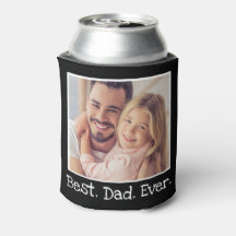 Cool Bester Vater je Foto Personalisiert Schwarz-w