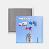 Cool Beverly Hills Magnet! Magnet (Vorderseite/Rückseite)