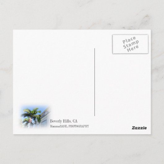 Cool Beverly Hills Postcard! Postkarte (Rückseite)