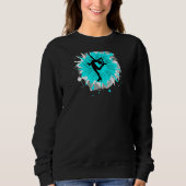 Cool Biellman Spin Ice Skaters Skaten Skate Abbild Sweatshirt (Vorderseite)