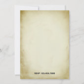 Cool Big Dinosaur Kindergeburtstag Party Einladung (Rückseite)