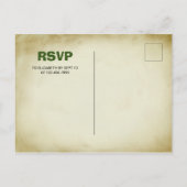 Cool Big Dinosaur Kindergeburtstag Party Einladungspostkarte (Rückseite)