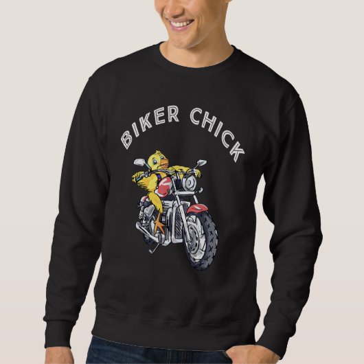 Cool Biker Chick Sweatshirt (Vorderseite)