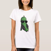 Cool Biker Cucumber T-Shirt (Vorderseite)