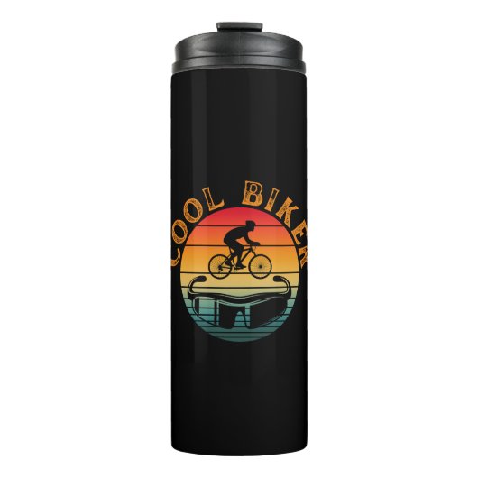 Cool Biker Sonnenbrille Thermosbecher (Vorderseite)