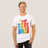 Cool Biker Tri-Blend Shirt (Vorderseite voll)
