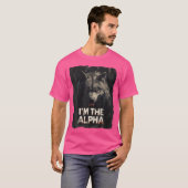 Cool bin ich der Alpha Wolf Trendy T-Shirt (Vorne ganz)