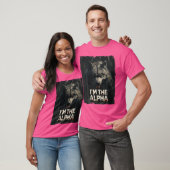 Cool bin ich der Alpha Wolf Trendy T-Shirt (Unisex)