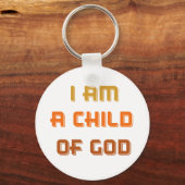 Cool bin ich ein Kind guten Schlüsselanhängers Schlüsselanhänger (Vorderseite)