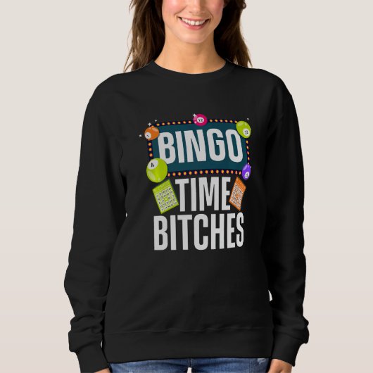 Cool Bingo For Men Women Bingo Player Card Game Sweatshirt (Vorderseite)