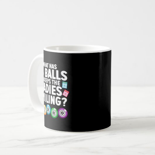 Cool Bingo Novelty For Men Women Bingo Lover Bingo Kaffeetasse (Vorderseite Links)