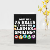 Cool Bingo Novelty For Men Women Bingo Lover Bingo Karte (Gelbe Blume)