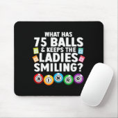 Cool Bingo Novelty For Men Women Bingo Lover Bingo Mousepad (Mit Mouse)
