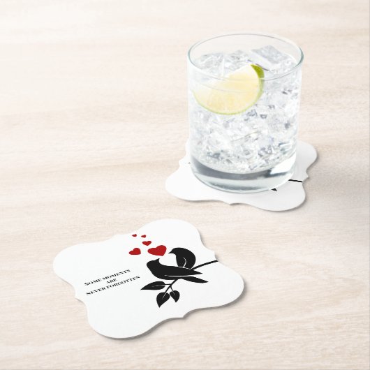 cool birds with hearts untersetzer (Vor Ort)