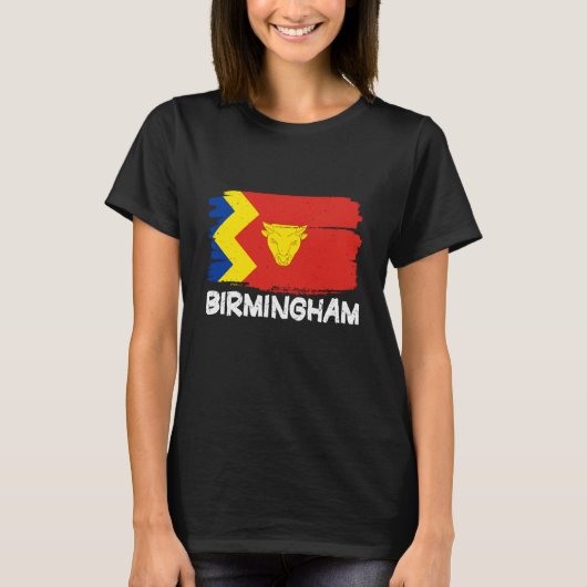 Cool Birmingham Flag T-Shirt (Vorderseite)