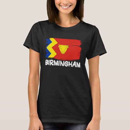 Cool Birmingham Flag T-Shirt (Vorderseite)