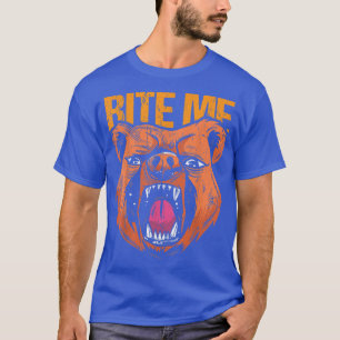 Cool Bite me Design Bär Liebhaber und Bär T-Shirt