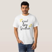 Cool Black and Gold Big Brother T-Shirt (Vorne ganz)