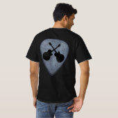 Cool Black Guitars Rock T-Shirt (Schwarz voll)
