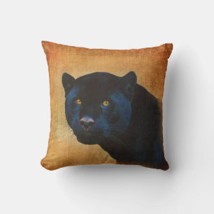 Cool Black Jaguar Panther Wildlife Big Cat Kissen