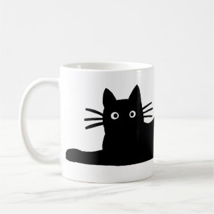 Cool Black Kitty Cat Fun Feline Lover Niedlich Kaffeetasse
