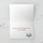 Cool Black Labrador Cartoon Weihnachten (Innenseite)