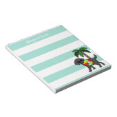 Cool Black Labrador Sonnenbrille Notizblock (angewinkelt)