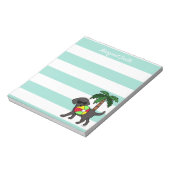 Cool Black Labrador Sonnenbrille Notizblock (Rotiert)