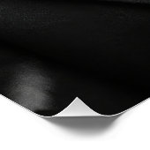 Cool Black Labrador with Sunglasses & Tweed Hat Poster (Ecke)