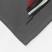 Cool Black Man Santa Claus Christmas African Ameri Fleecedecke (Ecke)