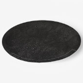 Cool Black Outer Space Astronomy Stars Pappteller (Schrägansicht)