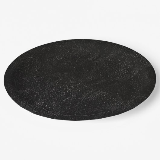 Cool Black Outer Space Astronomy Stars Pappteller (Schrägansicht)