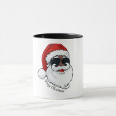 Cool Black Santa Classic Tasse (Zentrum)
