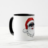 Cool Black Santa Classic Tasse (Vorderseite Links)
