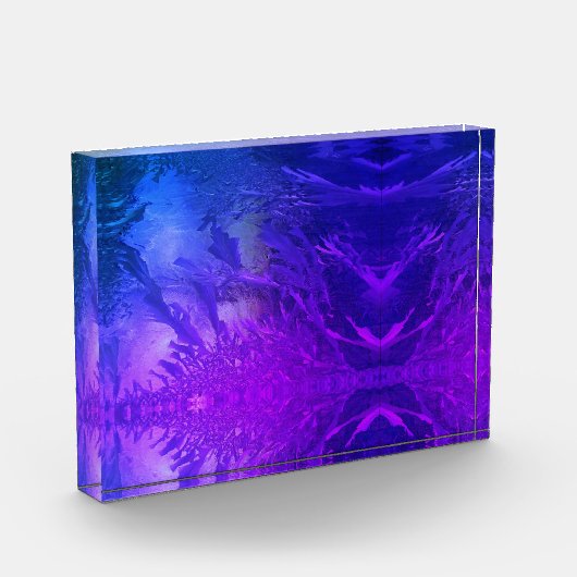 Cool Blau Fotoblock (Links)