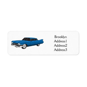 Cool-blau-Oldtimer 1959