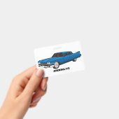 Cool-blau-Oldtimer 1959 Ausweis (Handheld)