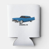 Cool-blau-Oldtimer 1959 Dosenkühler (Rückseite)