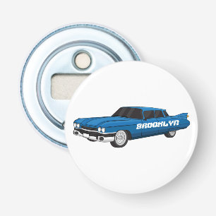 Cool-blau-Oldtimer 1959 Flaschenöffner