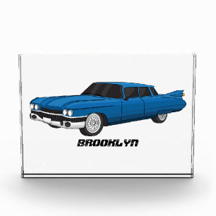 Cool-blau-Oldtimer 1959 Fotoblock
