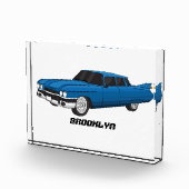 Cool-blau-Oldtimer 1959 Fotoblock (Rechts)