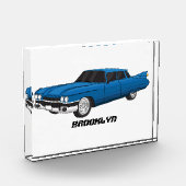 Cool-blau-Oldtimer 1959 Fotoblock (Links)