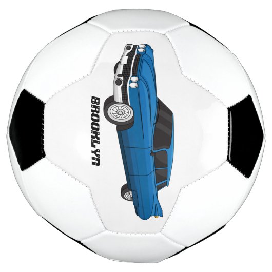 Cool-blau-Oldtimer 1959 Fußball (Gedreht)