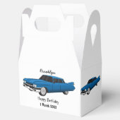 Cool-blau-Oldtimer 1959 Geschenkschachtel (Geöffnet)